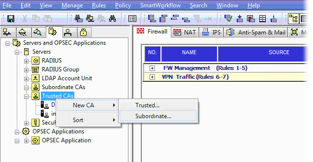 Check Point VPN Appliance - Aanmaken CSR